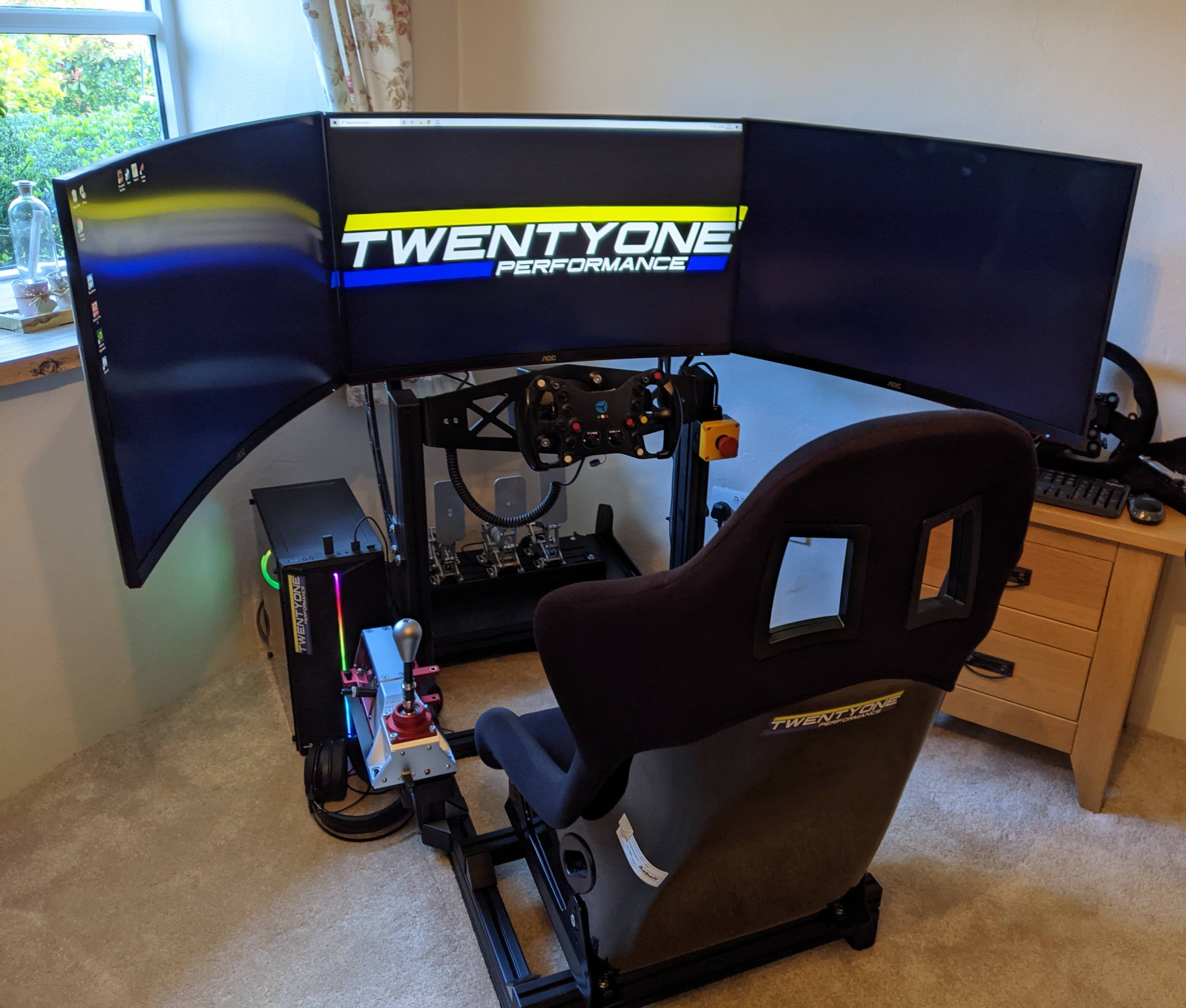 21R Complete Simulator With Triple Monitors